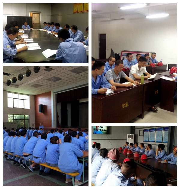 全員百日學(xué)“三規(guī)”活動現(xiàn)場（發(fā)電、鋁加工、墻材）